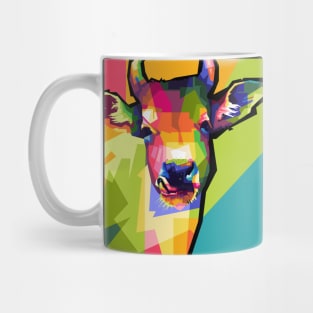 COW in WPAP PopArt Mug